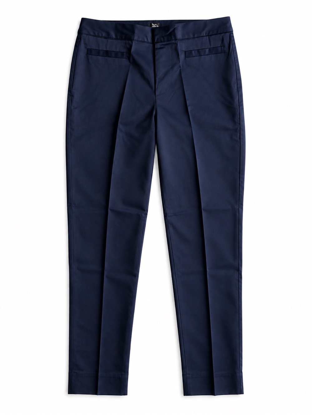 Chatham Talbots Ankle Pants Navy Blue Slim Straight Size 10